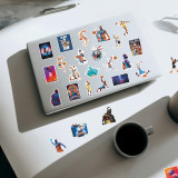 51 pieces of new American TV drama slam dunk new legend graffiti stickers waterproof suitcase notebook scooter