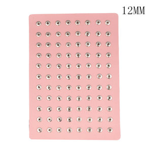 Display of 88 pieces PU leather multiple colour type for 12MM snaps chunks