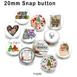 10pcs/lot  Christmas  glass picture printing products of various sizes  Fridge magnet cabochon
