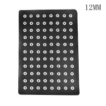 Display of 88 pieces PU leather multiple colour type for 12MM snaps chunks