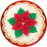 20MM Christmas  Santa Claus  Snowman  Print glass snaps buttons