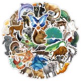 80 Amazon tropical rainforest animal graffiti stickers creative non-infringement skateboard trolley suitcase waterproof stickers