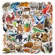 80 Amazon tropical rainforest animal graffiti stickers creative non-infringement skateboard trolley suitcase waterproof stickers
