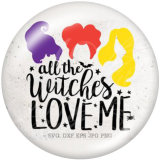 20MM  Halloween   VOGUE  Print glass snaps buttons