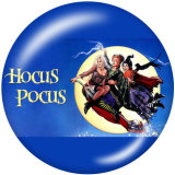 20MM  Halloween   VOGUE  Print glass snaps buttons