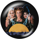 20MM Halloween   Pattern VOGUE  Print glass snaps buttons