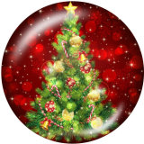 20MM  Christmas  Deer  Car  Print  glass snaps buttons
