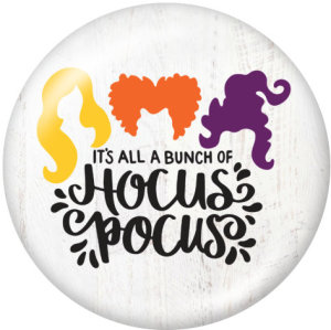20MM  Halloween   VOGUE  Print glass snaps buttons
