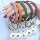 Rhombus Silicone Bracelet Keychain Geometric Shape fit snaps chunks  Snaps Jewelry