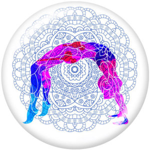 20MM  Elephant  Faith  Yago  Print   glass  snaps buttons