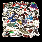 50 pieces of non-repetitive fashion brand sneakers luggage trolley case laptop skateboard guitar mobile phone graffiti stickers