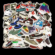 50 pieces of non-repetitive fashion brand sneakers luggage trolley case laptop skateboard guitar mobile phone graffiti stickers