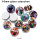 14mm glass cabochon