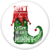 20MM  Christmas  Deer   Print   glass  snaps buttonDeer