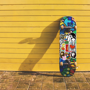 101 new personality cartoon tide brand graffiti stickers mobile phone skateboard luggage waterproof without leaving glue stickers removable