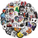 50 new zombie brides and Christmas horror night Halloween graffiti stickers water cup trolley case waterproof stickers