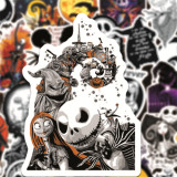 50 Christmas Horror Night Halloween Horror Graffiti Stickers Window Wall Wall Water Cup Trolley Sticker Stickers