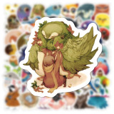 50 fairy tale cartoon animals cute bird owl graffiti stickers mobile phone water cup computer hand account book stickers