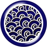 20MM  Love  mandala  Print   glass  snaps buttons