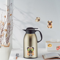 50 new cartoon sharpei dog pug graffiti stickers water cup trolley case scooter helmet waterproof stickers