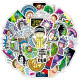50 trumpeter Rick and Morty graffiti stickers skateboard water cup trolley stickers