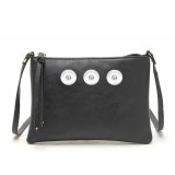 Ladies Clutch New Fashion Baita Envelope Bag Candy Color One-shoulder Messenger Bag fit 18mm snap button jewelry