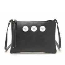 Ladies Clutch New Fashion Baita Envelope Bag Candy Color One-shoulder Messenger Bag fit 18mm snap button jewelry