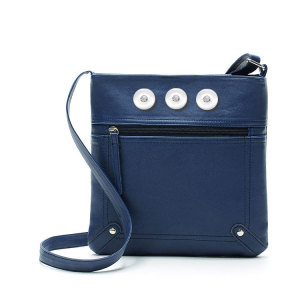 New fashion European and American women's shoulder bag, long cross-body bag, female bag fit 18mm snap button jewelry