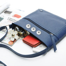 New fashion European and American women's shoulder bag, long cross-body bag, female bag fit 18mm snap button jewelry