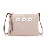 Ladies Clutch New Fashion Baita Envelope Bag Candy Color One-shoulder Messenger Bag fit 18mm snap button jewelry