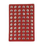 Display of 60 pieces PU leather black type for 18&20MM snaps chunks