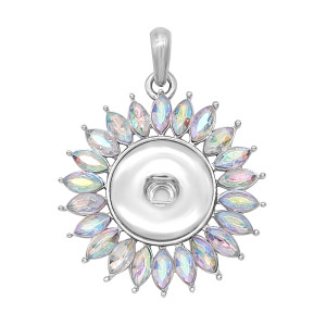love snap Silver  Pendant  fit 20MM snaps style jewelry
