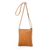 Hot-selling casual multifunctional pocket double zipper vertical female bag shoulder bag messenger bag fit 18mm snap button jewelry