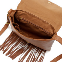New retro wicker nail hollow tassel messenger bag women's bag fit 18mm snap button jewelry