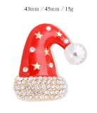 Halloween Snowman Christmas Corsage Rhinestone Costume Accessories Brooch Pendant