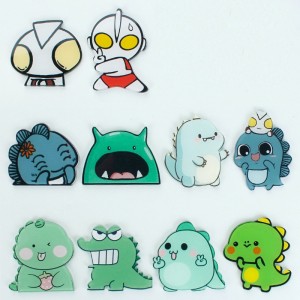 Kid junior style silicone bracelet  Acrylic luminous cartoon accessories creative Cartoon
