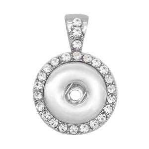 snap Silver  Pendant  fit 20MM snaps style jewelry