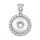 snap Silver  Pendant  fit 20MM snaps style jewelry