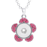 Necklace 80CM chain silver  fit 20MM chunks snaps jewelry necklace for women