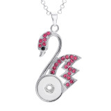 Necklace 80CM chain silver  fit 20MM chunks snaps jewelry necklace for women