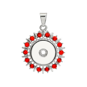snap Silver  Pendant  fit 20MM snaps style jewelry