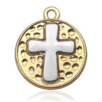 20CM Metal Golden Cross Starfish Tree of Life Anchor Pendant Bracelet Necklace Accessories