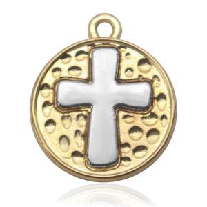 20CM Metal Golden Cross Starfish Tree of Life Anchor Pendant Bracelet Necklace Accessories