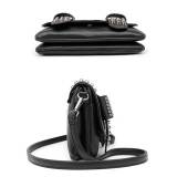 Women's Bags Rivet Skull Bags Women's Bags Shoulder Bags Diagonal Bags fit 18mm snap button jewelry