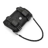 Women's Bags Rivet Skull Bags Women's Bags Shoulder Bags Diagonal Bags fit 18mm snap button jewelry