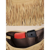 Hot new style leather fashion tassel bag fit 18mm snap button jewelry