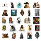 50 pirates of the caribbean graffiti stickers personalized cross-border movie stickers DIY skateboard suitcase stickers waterproof