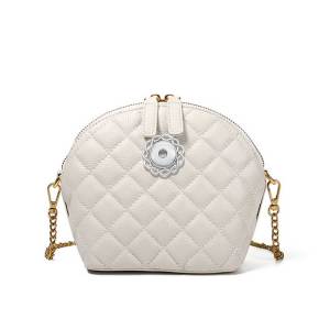 Genuine leather handbags baguette bag women retro embossed crocodile pattern leather shoulder messenger bag