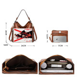 Women's bags, shoulder messenger, portable large-capacity tote bag fit 18mm snap button jewelry