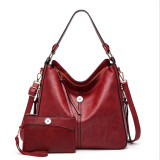 Women's bags, shoulder messenger, portable large-capacity tote bag fit 18mm snap button jewelry